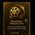 إنتاج البرامج والمحتوى | Programs Production | إنتاج البرامج التلفزيونية والبودكاست واليوتيوب | P Production House Egypt